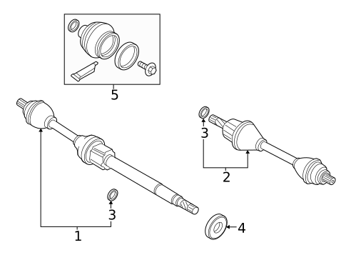 Drive Axles for 2025 Volvo EC40 #11