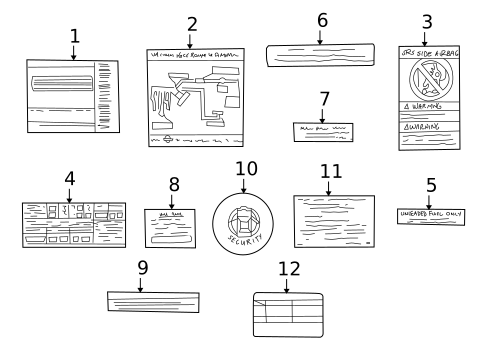 Labels for 2003 Nissan Maxima #0