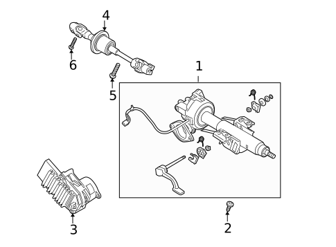 Steering Column Assembly for 2009 Pontiac G6 #0
