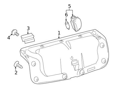 Interior Trim - Trunk for 2012 Lexus IS350 #0