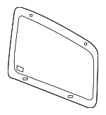 55362470AB - Body: Quarter Glass for Mopar Image