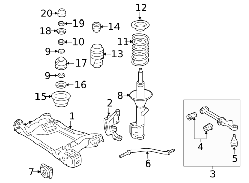 Shocks & Struts for 2005 Pontiac GTO #0