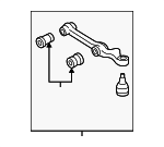 Front Driver Side Lower Control Arm