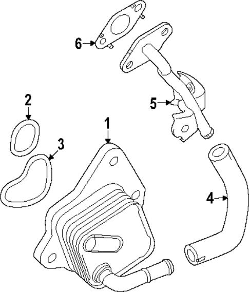 Engine Oil Cooler for 2024 Lexus NX350 #0