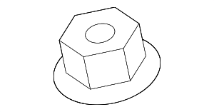 2010-2017 Audi Lower Ball Joint Lock Nut WHT-004-898 | OEM Parts Online