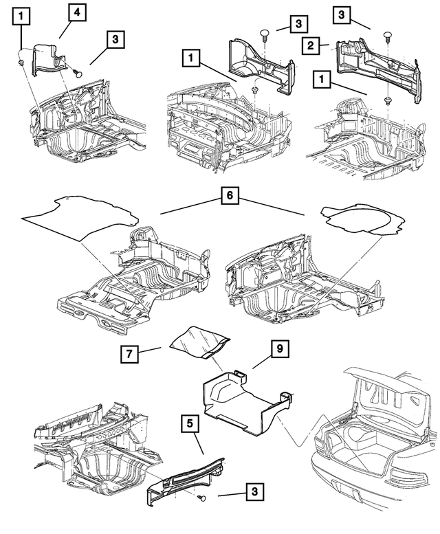 4787493AB - Interior Trim: Storage Net Kit for Mopar Image image