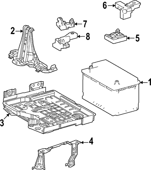 Battery for 2024 Lexus LX600 #0
