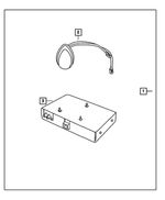 82210430AB - Mopar Accessories - Component Parts: Satelite Receiver for Mopar Image