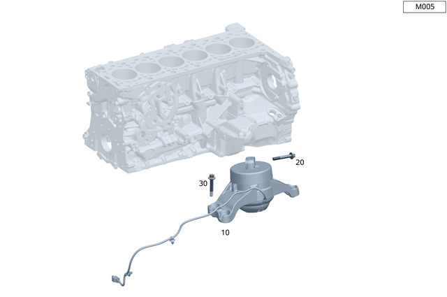 2232402601 - : Engine Mount for Mercedes-Benz Image