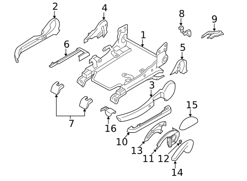 Tracks & Components for 2007 Mazda 6 #2