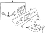 484701M201 - Steering: Column Cover for Nissan Image