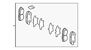 45022SJCA03 - : Brake Pads for Acura Image