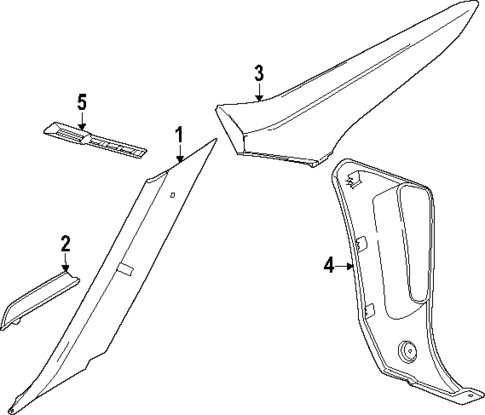 Exterior Trim - Quarter Panel for 2025 Chevrolet Corvette #0