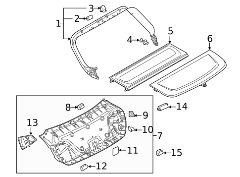 Interior Trim for 2019 Audi RS5 Sportback #0
