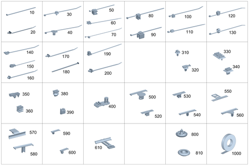 Cable Ties, Cable Fastening Parts and Grommets for 2026 Mercedes-Benz EQE AMG SUV #0