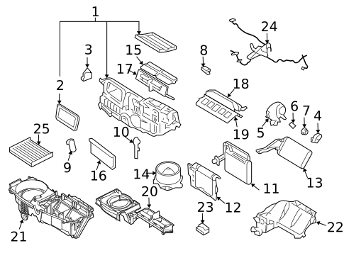A/C Flow Restrictors for 2010 Mercury Milan #0