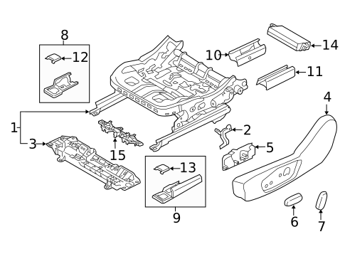 Switches, Solenoids & Actuators for 2017 Ford Fusion #0