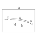 5NN77FQDAF - Mopar Accessories - Component Parts: Rear Spoiler for Dodge: Charger Image image