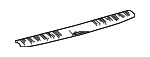 5857435030C0 - : Lift-Gate Trim Scuff Plate for Toyota Image
