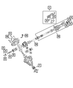 5179615AA - Front Axle; 215 MM-FD-Differential and Drive Line: Shift Fork Pad for Mopar Image