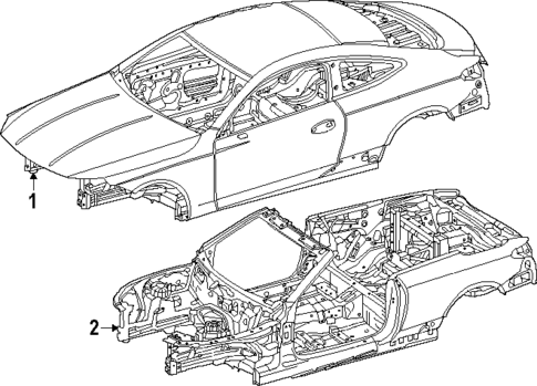 Body Shell for 2024 Mercedes-Benz CLE300 #0