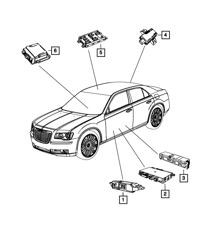 68155771AF - Electrical: Door Module, Left Front for Mopar Image