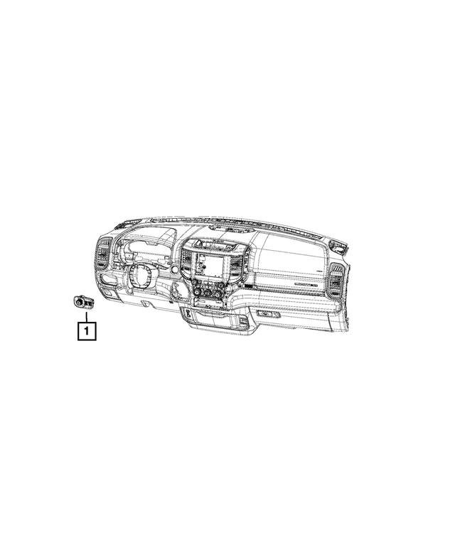 68575999AA - Electrical: Headlamp Switch for Mopar Image image