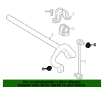 linkin  90178-A0080 - Stabilizer Link Nut 2006-2025 Toyota | Longo