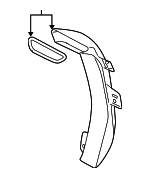 15200121 - Body: Outlet Duct for Buick: Terraza | Chevrolet: Uplander | Pontiac: Montana | Saturn: Relay Image
