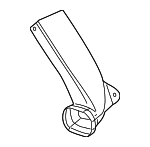 15251141 - Body: Lower Duct for Buick: Terraza | Chevrolet: Uplander | Pontiac: Montana | Saturn: Relay Image