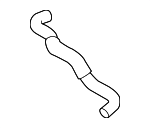 254122E100 - Belts &amp; Cooling: Radiator Coolant Hose for Kia Image