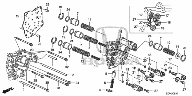 AT Accumulator Body for 2012 Honda Pilot #0