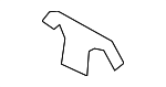 9A712107700 - Cooling System: Return Hose Bracket for Porsche Image