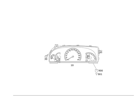 Instrument Cluster for 2009 Mercedes-Benz S550 #0