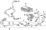 86803291 - : Inlet Hose for Acura Image