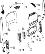 Instrument Panel Speaker Grille