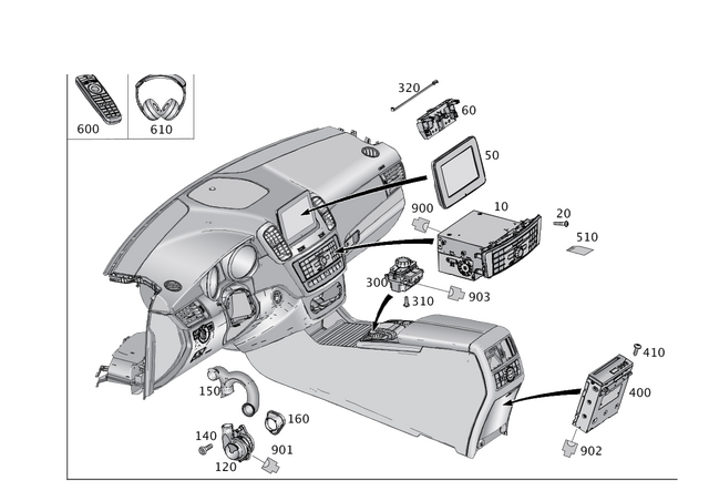 2189062804 - Electrical System: Memory Card for Mercedes-Benz Image