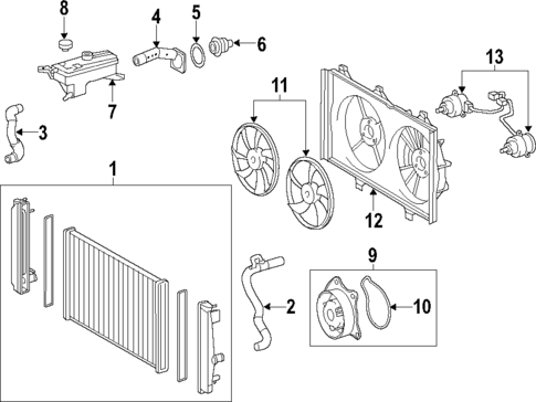 Water Pump for 2020 Lexus NX300 #1
