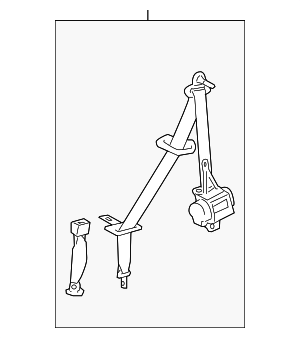 7300648031C2 - : Belt &amp; Retractor for Toyota Image