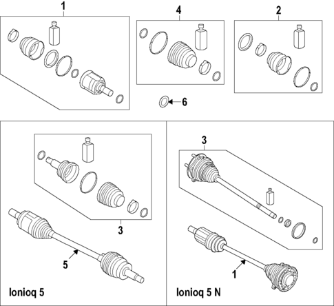 Axle Shafts & Joints for 2024 Hyundai Ioniq 5 #0