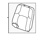 87650EA501 - : Seat Back Assembly for Nissan Image