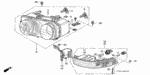93901248J0 - Electrical/Exhaust/Heater/Fuel: SCREW, TAPPING (4X35) (STAINLESS) for Acura Image