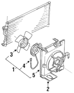 MB869473 - HVAC: Fan Assembly for Dodge: Colt Image