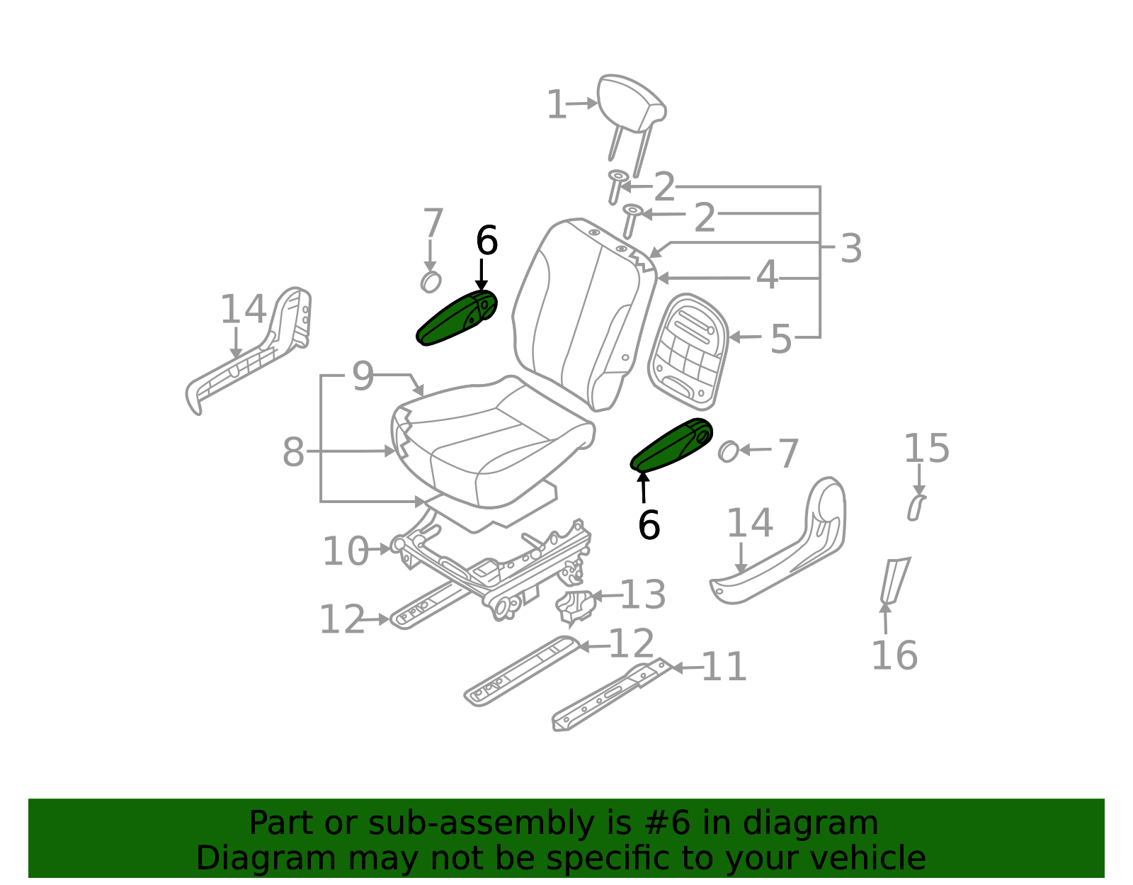 89901-4D042AGU - Armrest 2009-2014 Kia Sedona | Kia.Parts Store