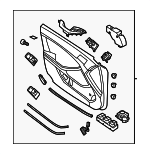 823012TGW0DA2 - Body: Door Trim Panel for Kia: Optima Image