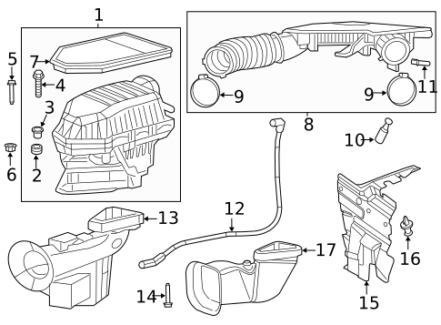 Air Intake for 2015 Chrysler 300 #0