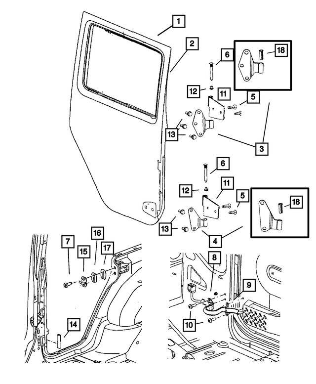 6509101AA - Doors, Door Mirrors and Related Parts: Screw for Mopar Image