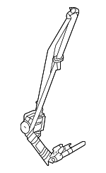 GJY957L9002 - : Belt &amp; Retractor for Mazda: 6 Image