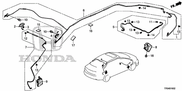 Antenna (2) for 2012 Honda Civic #0