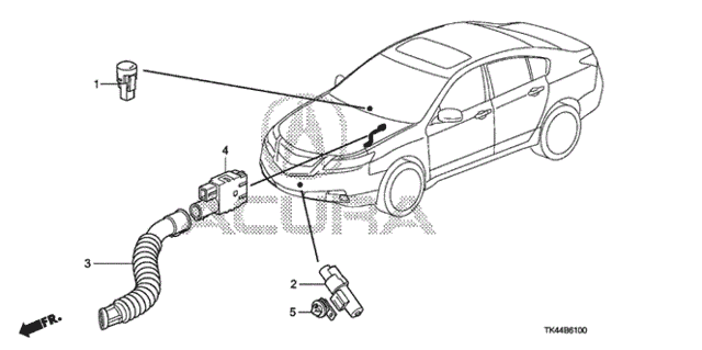 A/C Sensor for 2011 Acura TL #0